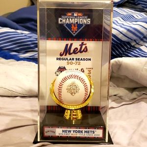 New York Mets Fanatics Authentic 2015 World Series Champions Display